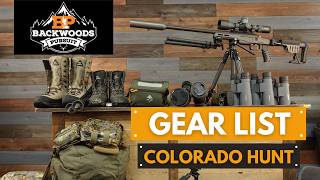 Rifle Elk & Mule Deer Hunting Gear List - The Hunting Gear We used
