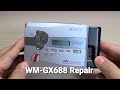 Sony WM-GX688 Repair Cassette Player Walkman