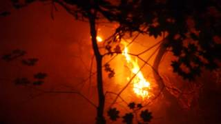 Quick action from Abbotsford fire rescue crews prevent the spread of a fast moving brush fire
