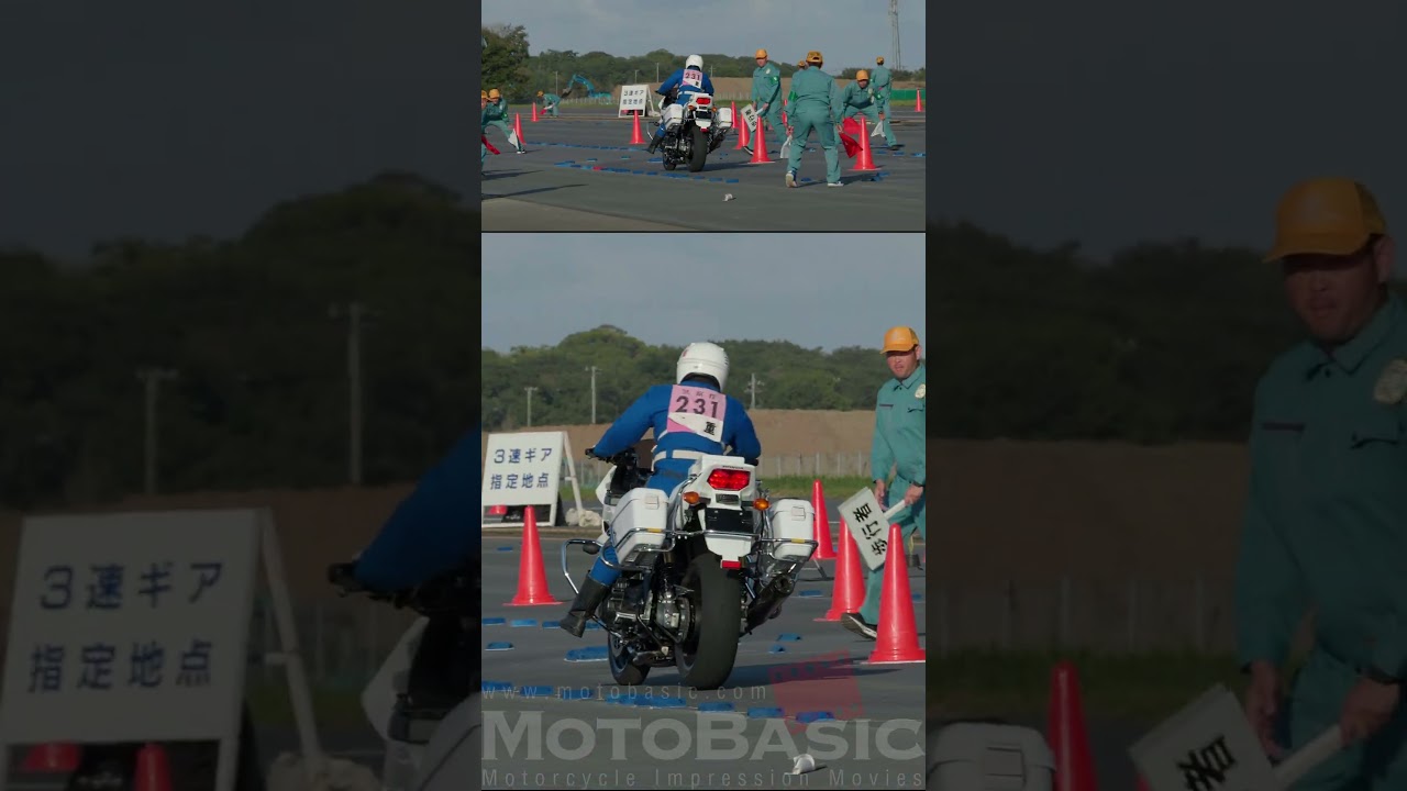 白バイの女性達人たち・三重県警・各都道府県警白バイ隊の威信をかけた激ムズショートスラローム・全国白バイ安全運転競技大会ダイジェスト(2024)