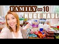 HUGE GROCERY HAUL for a Family of 10 \\ Costco + Walmart \\ $$$