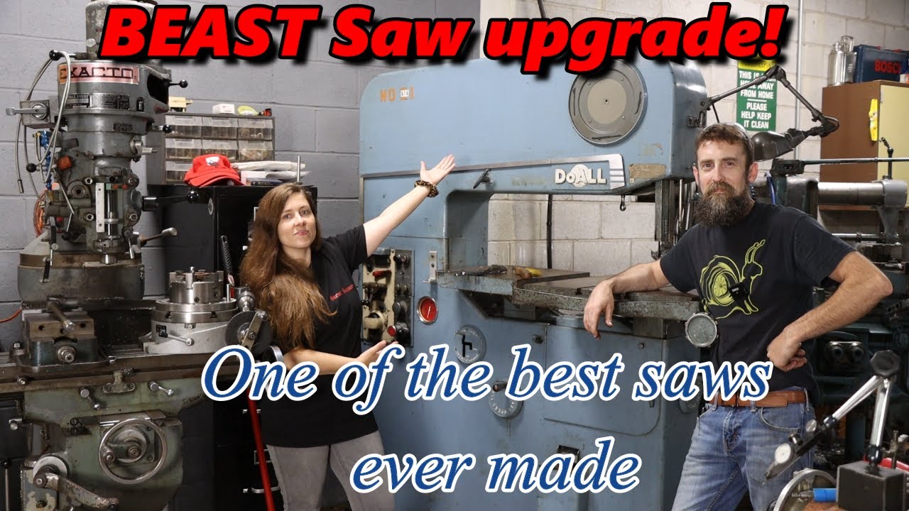 ONE Of THE BEST SAWS EVER MADE. A BIG DoALL Band saw for the shop
