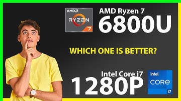 AMD Ryzen 7 6800U vs INTEL Core i7 1280P Technical Comparison