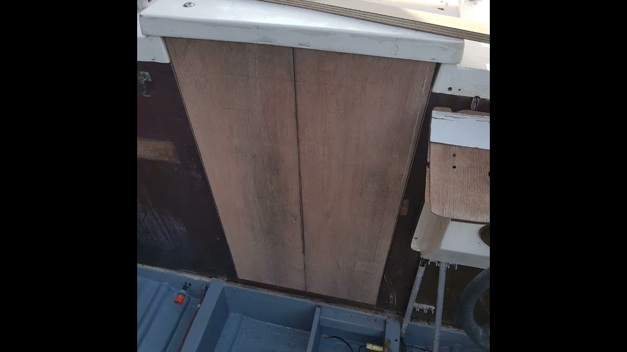 vloer maken in kajuitbootje 