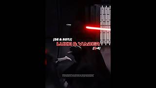 Luke Skywalker & Darth Vader VS DE Sidious | #shorts