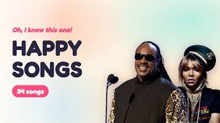 Guess The Happy Song 34 Feel - Good Hits That Boost Your Mood (Quiz)