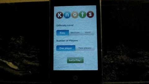 Knots (Twister on your iPhone / iPod Touch) Review - Apple Application