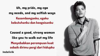 Bruno Mars - When I Was Your Man | Lirik Terjemahan