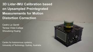 Trailer ICRA 2018: 3D-Lidar IMU Calibration