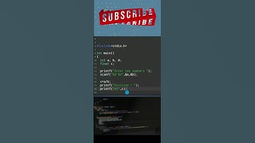 #D17 | Find Remainder And division | Basic c Language | basic Coding | #shorts #programming