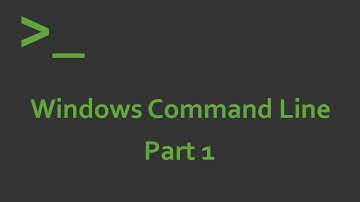 Windows Command Line part 1