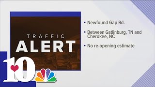 Newfound Gap Road in the Smokies temporarily closed after rockslide