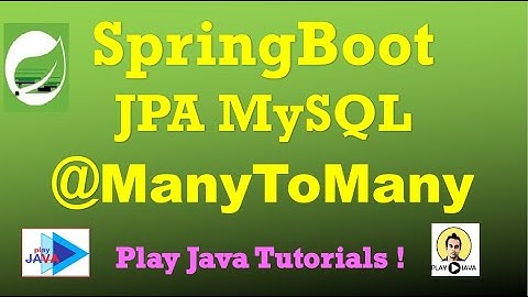 ManyToMany mapping using JPA in SpringBoot