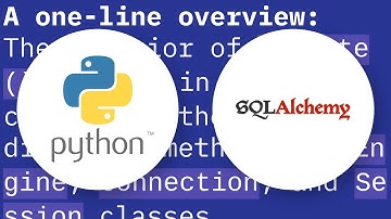 SQLAlchemy: engine, connection and session difference