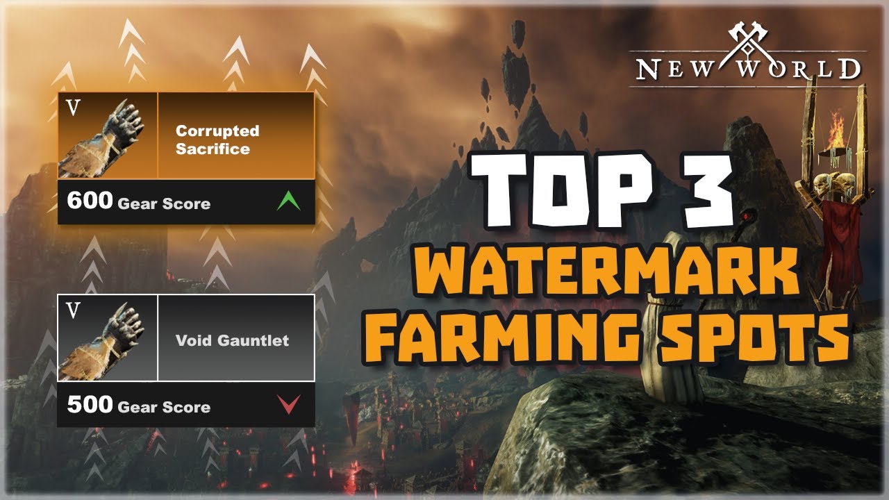 TOP 3 SOLO Gear Score Farming Locations - New World