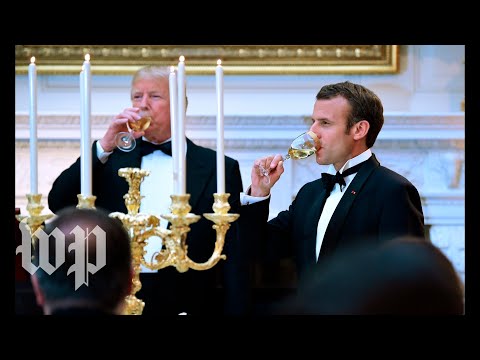 Macron at state dinner: 'Thank you for honoring France'