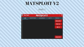 MATSPLOIT V2(FOREIGN FULL LUA SCRIPT EXECUTOR)(LEVEL 7)(PATCHED ROBLOX EXPLOIT)(16 JULY 2018)