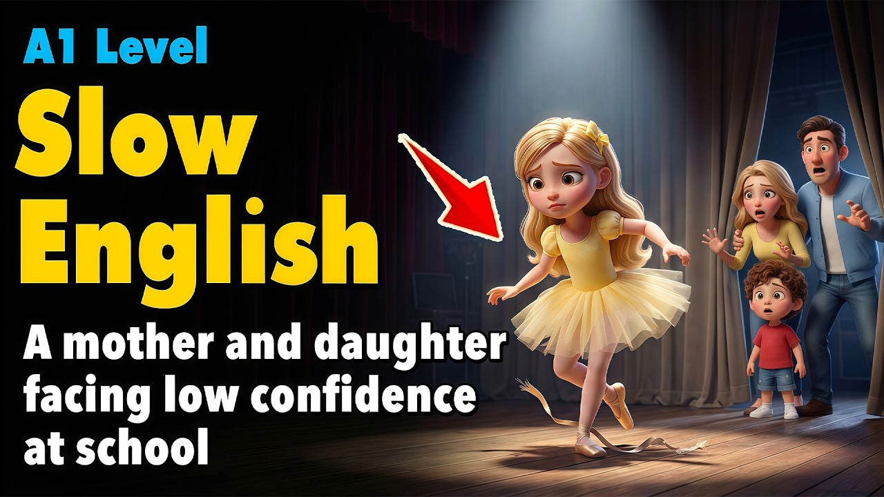 A Mother and Daughter’s School Story | Easy English Listening Story (A2 Level) – The Starlight Dress