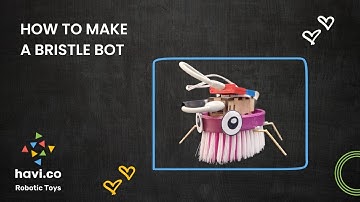 How to make a Bristlebot | DIY Brushbot Robot made using Havi - DIY Robotics Starter Kit