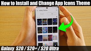 Galaxy S20/S20+: How to Install and Change App Icons Theme screenshot 5