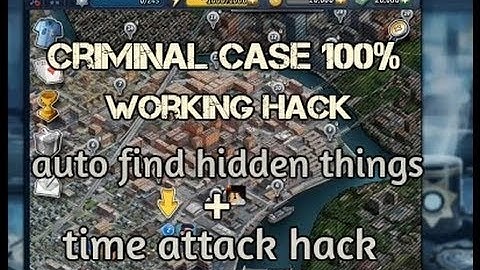 Criminal Case New Hack 2017 - Auto Find Hidden Things, Cheat Engine 6.4, 6.5 or 6.6 (100% Working)🙂
