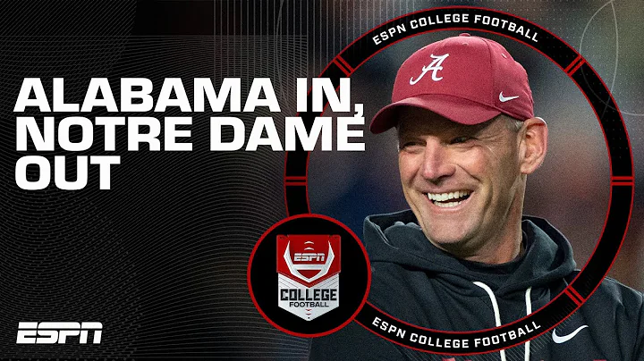 Alabama and Miami Make the Playoffs Over NOTRE DAME?! | Rankings Reaction