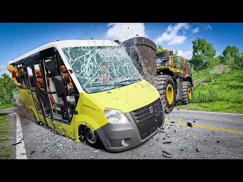 Brutal Unfortunate Car Crashes #4 | BeamNG Realistic Crashes Cinematic