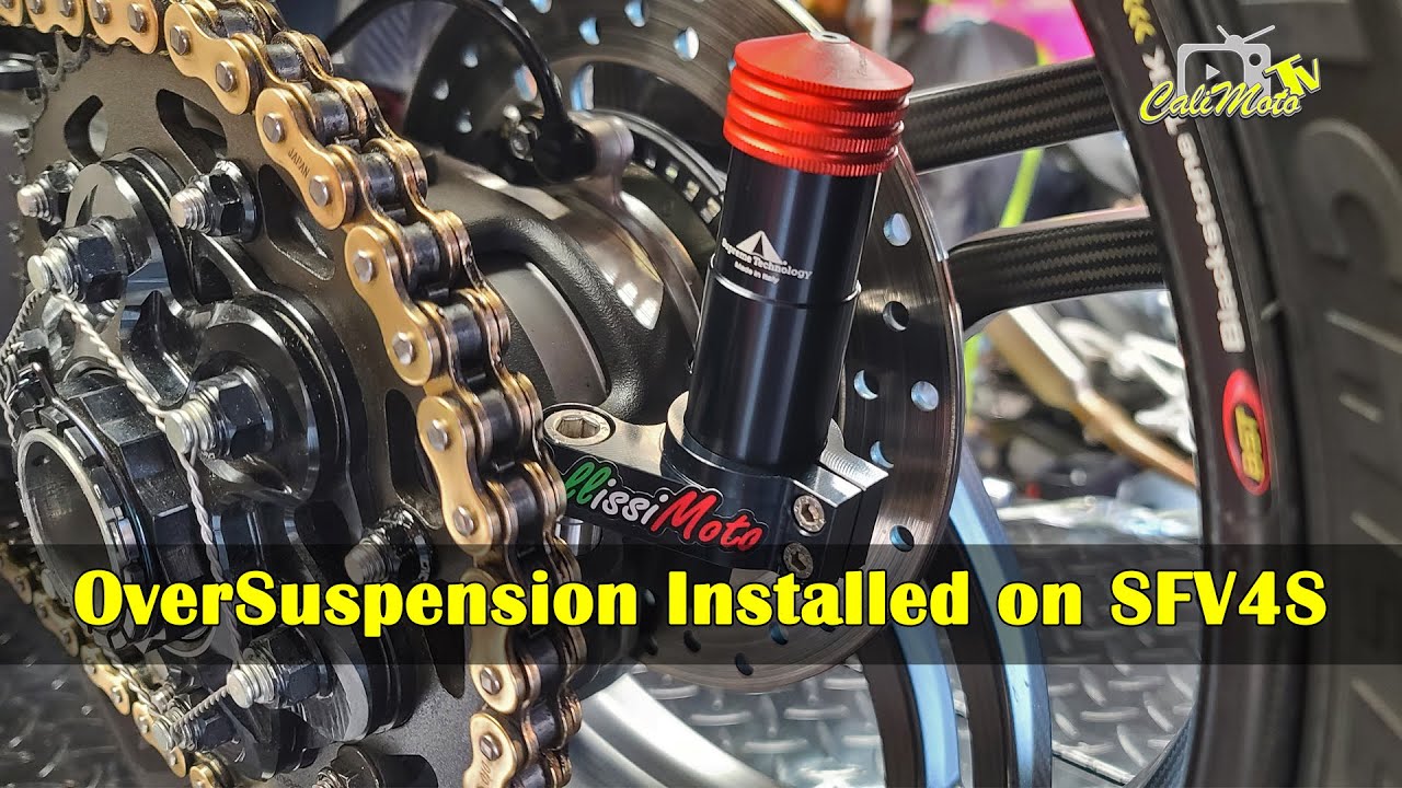 OverSuspension installed onto Ducati Streetfighter V4 S
