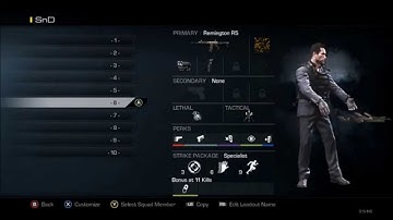 CoD Ghost SnD Class Setups Throwback