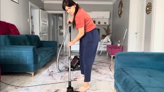 Full Temizlik 3 Çocukla Ev Temizliği Sil Süpürtoz Alcamk Kapı Sil Koltuk Temizliği Vlog