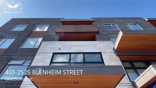 NEW LISTING @403 2525 BLENHEIM STREET