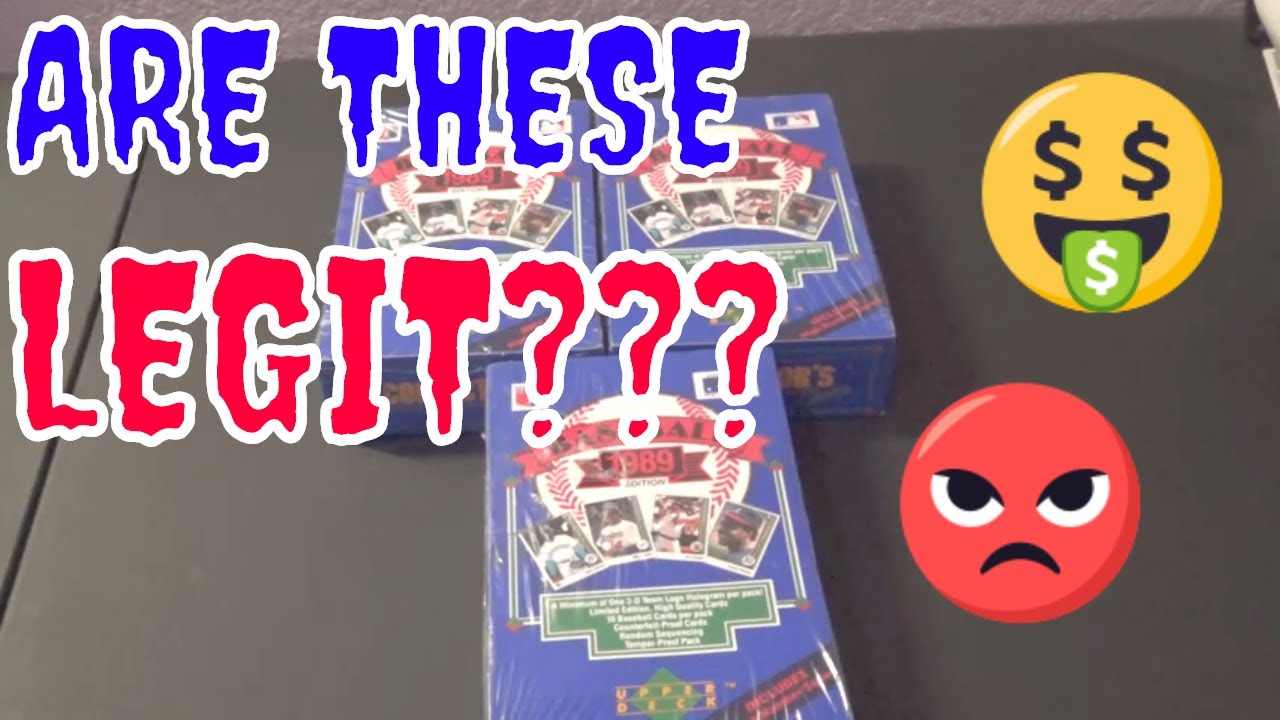 1989 Upper Deck Baseball Card Box Break Ken Griffey Jr PSA 10? YouTube