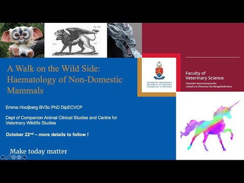 Haematology of non domestic mammals - webinar