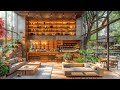 Relaxing Jazz Instrumental Music for Studying, Working ☕ Spring Coffee Shop Ambience ~ Sweet Jazz