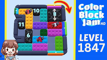 Color Block Jam Level 939 (1847) Solution Walkthrough