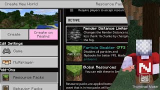 How to Boost Your FPS on Minecraft Pocket Edition (low end devices) | Bedrock Addon Showcase screenshot 4