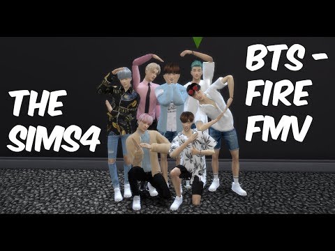 BTS - FIRE '불타오르네' [The Sims4 FMV]