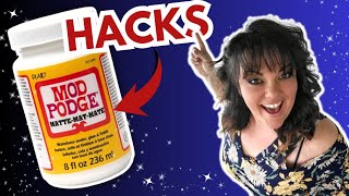 Try These AMAZING MOD PODGE HACKS on Your Next DIY | EASY CRAFT HACKS