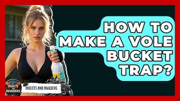 How To Make A Vole Bucket Trap? - Insects and Invaders