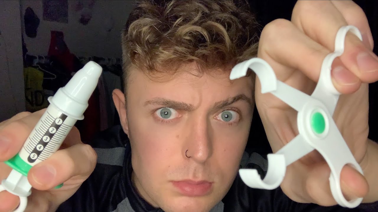 ASMR Older brother plays doctors with you Role-play