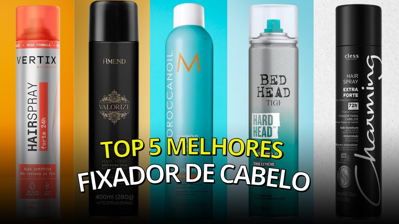 TOP 5 Melhores Spray Fixadores de Cabelo para Comprar em 2025! Alta ...