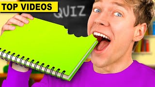 25 WEIRDEST WAYS To SNEAK CANDY Into CLASS!! How To Make The Best DIY Edible School Supplies Pranks