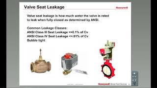 Honeywell Control Valve Basic Training
