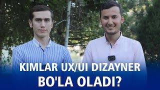 Kimlar UX/UI dizayner bo'la oladi? #shorts