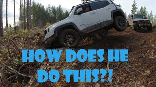 Can A Jeep Renegade Keep Up With Jeep Wranglers? HOW DOES HE NOT ROLL???