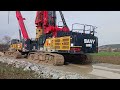 SANY SR400M  ve SANY paletli mobil vinç genel görünüm