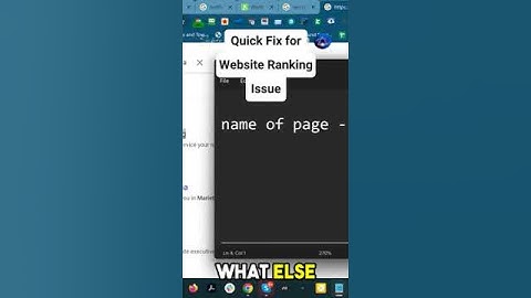 Quick Fix for Website Ranking Issue - Jimmy Kelley