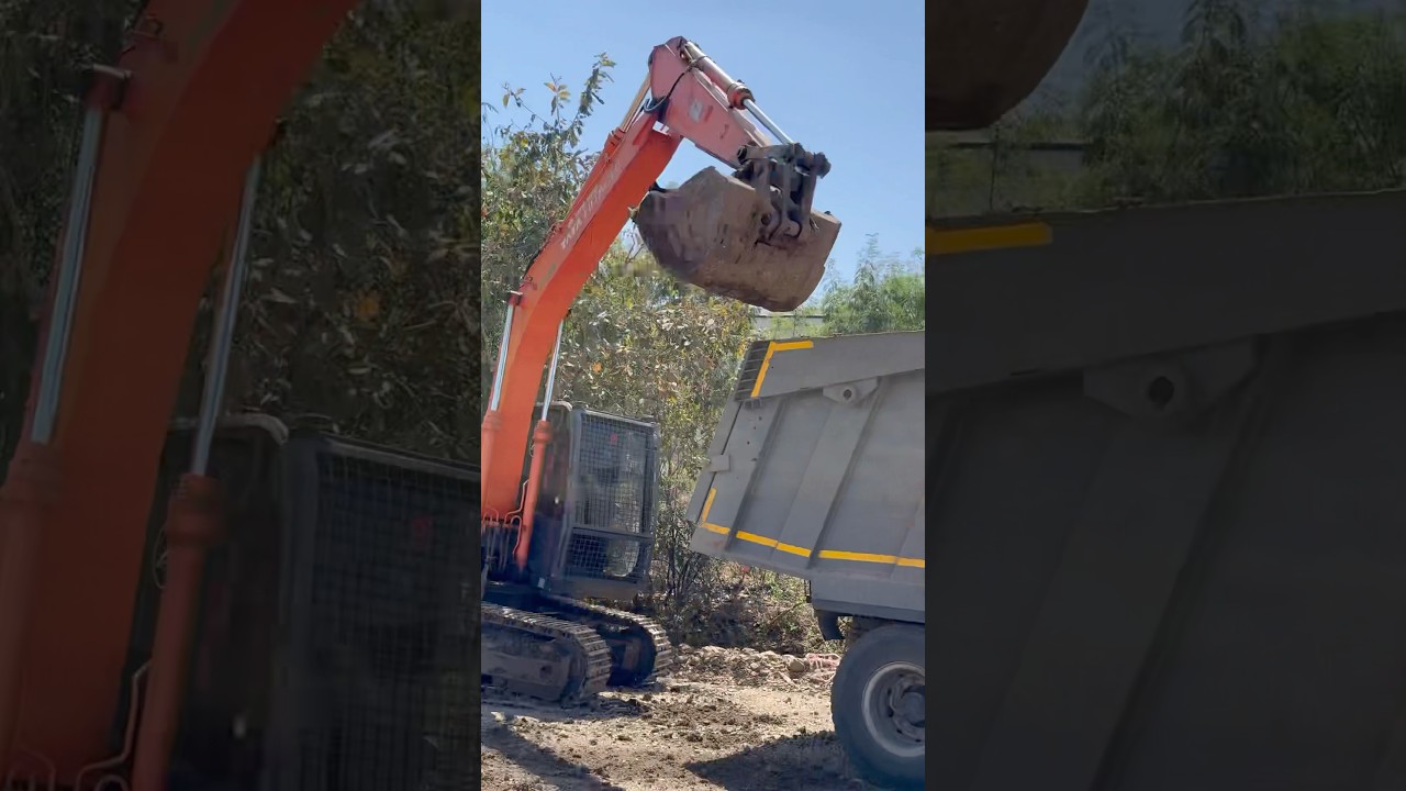 Tata hitachi 110 excavator power full machine 