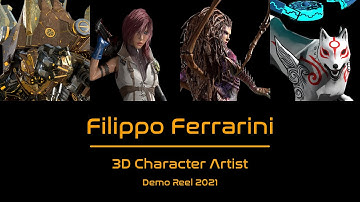 Filippo Ferrarini - 3D Character Artist - Demo Reel 2021