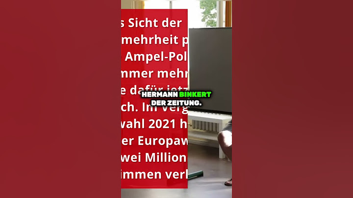 Die Grünen in der Wählergunst gefallen, Ampelpolitik kritisiert @focusonline